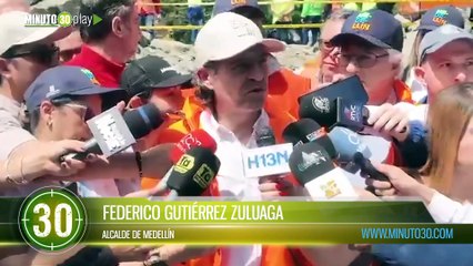 'Aquí nadie ha parado': Fico Gutiérrez explicó avances en obras por socavón del Metro de Medellín