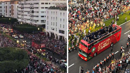 Marruecos: Calles de Rabat abarrotadas por la afición que recibe a la selección Sub-20