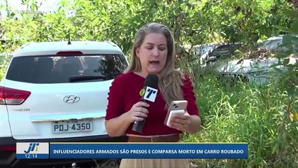 Influenciadores armados são presos e comparsa morto em carro roubado