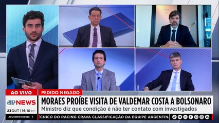 Por que Moraes barrou Valdemar de visitar Bolsonaro? Trindade analisa