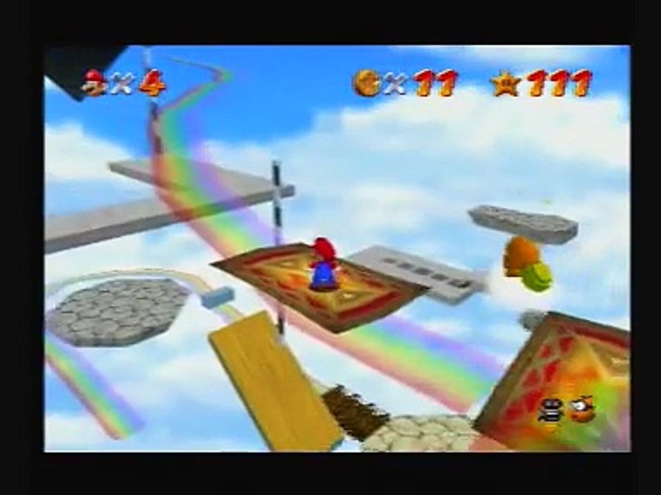Let's Play Super Mario 64 (100% German) - Part 41 - Regenbogen Raserei