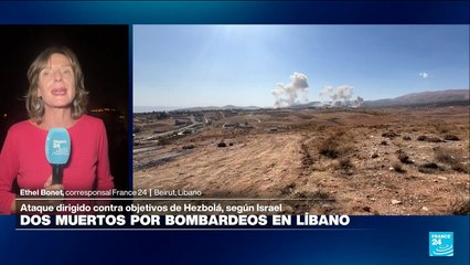 Informe desde Beirut: Israel ataca “objetivos de Hezbolá en Líbano”