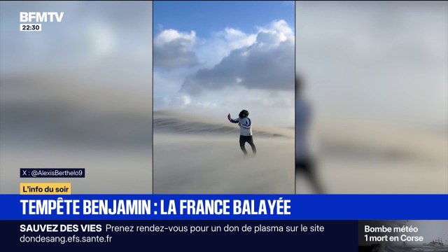 On était au courant qu'on allait avoir une météo assez forte, mais pas à ce point là : les images spectaculaires de la tempête Benjamin