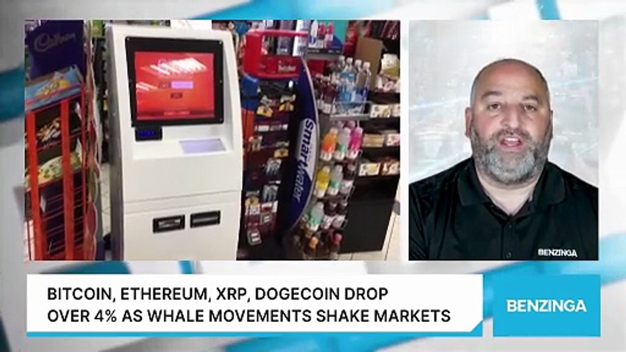 Bitcoin, Ethereum, XRP, Dogecoin Drop Over 4% As Whale Movements Shake Markets