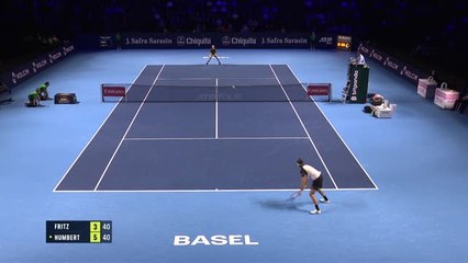 Bâle - Humbert impressionne face à Fritz et rallie les quarts