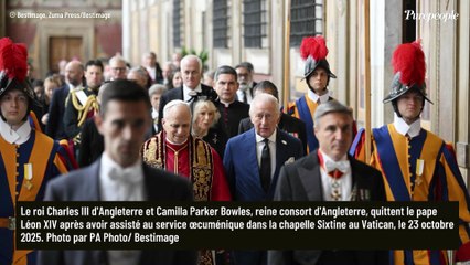 Charles III et la reine Camilla : le couple royal invité pour un moment historique au Vatican, les photos de ce moment
