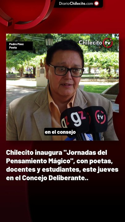 Chilecito inaugura "Jornadas del Pensamiento Mágico", con poetas, docentes y estudiantes, este jueves en el Concejo Deliberante..