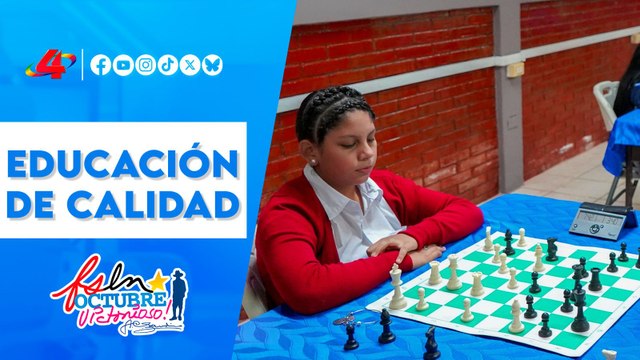 MINED: olimpiada de ajedrez ♟️ Reyes y Reinas del Tablero impulsa la educación de calidad