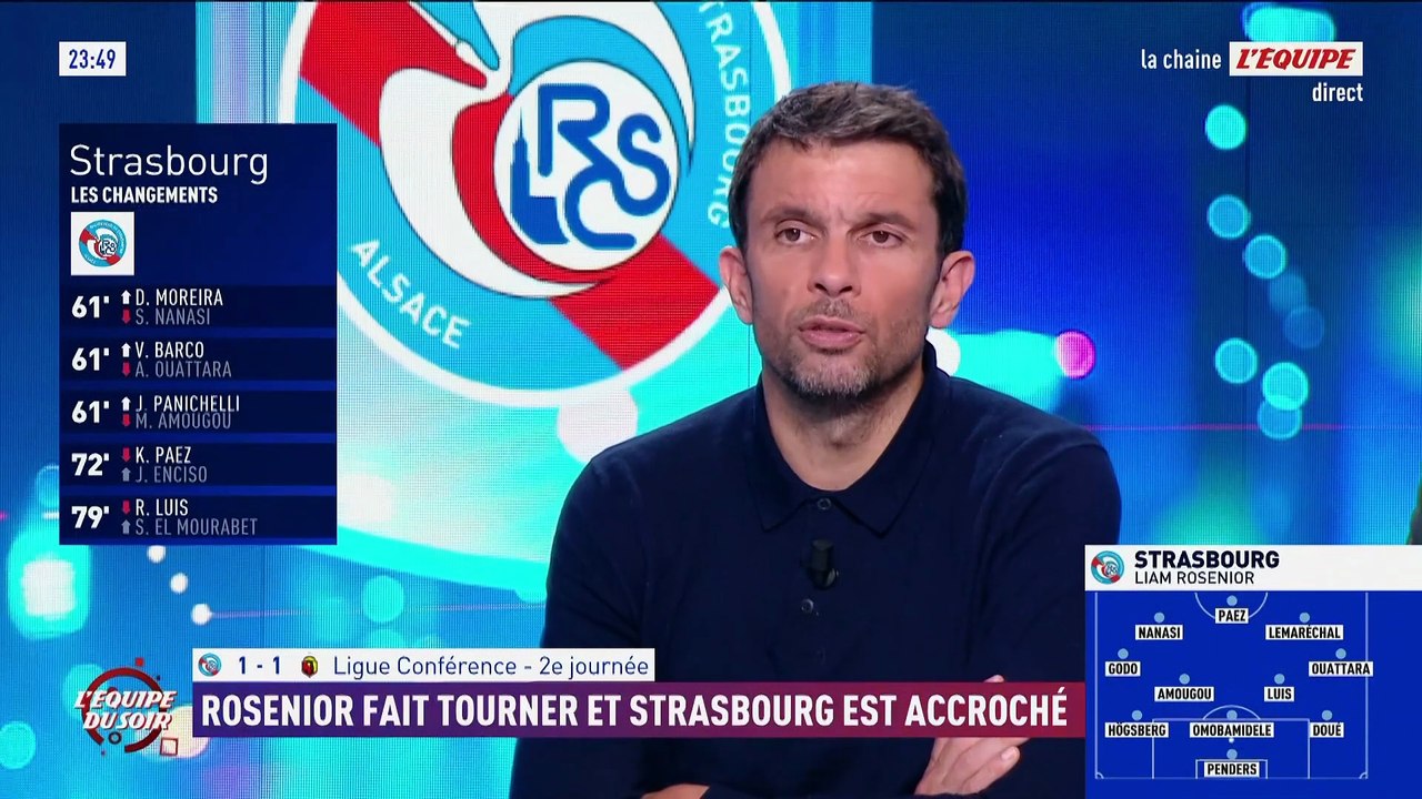 Rosenior fait tourner et Strasbourg est accroché - Foot - Ligue Europa Conference - Strasbourg