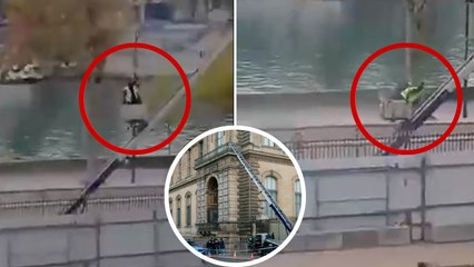 Robo museo del Louvre: Surge nuevo video del escape de los ladrones