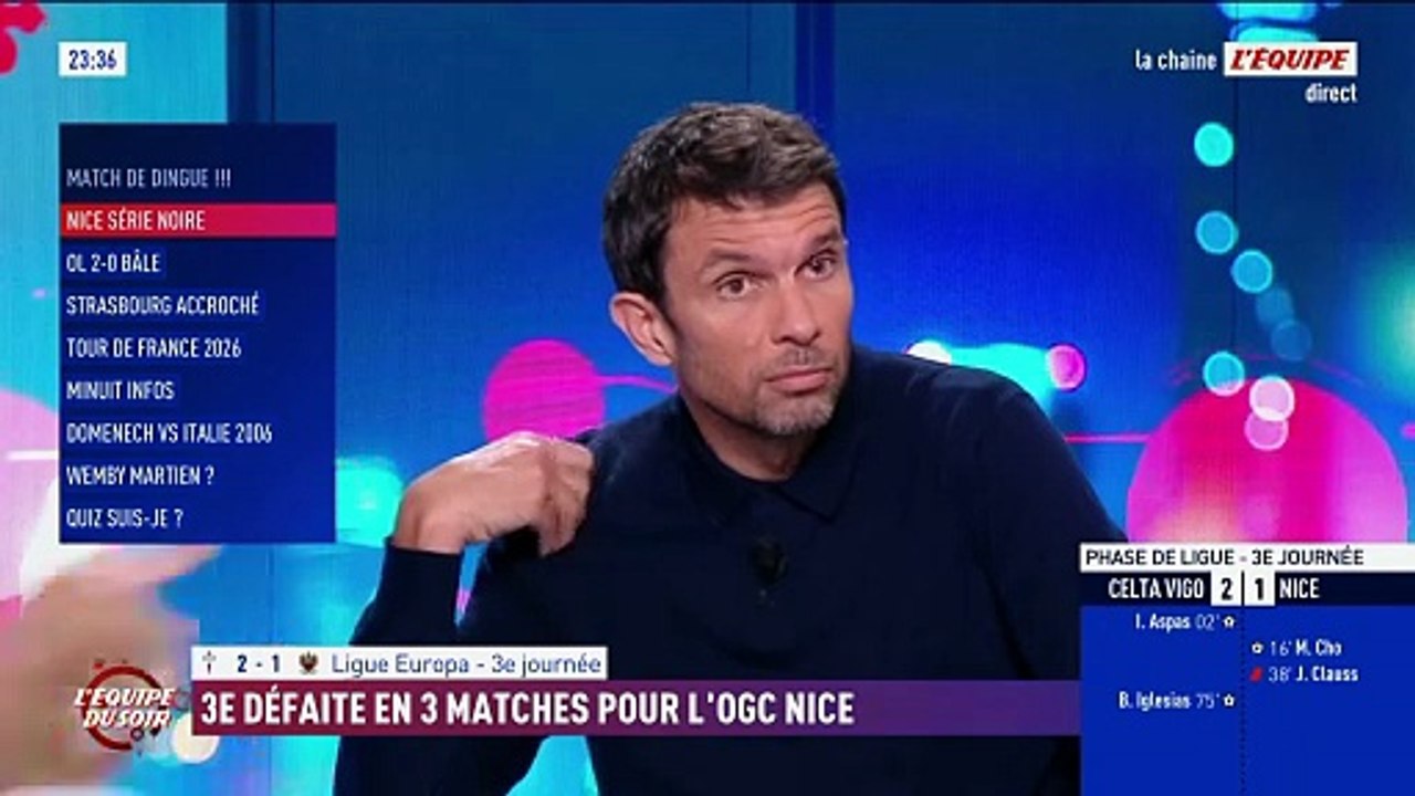 Franck Haise : « Jusqu'à la 39e minute, je pensais qu'on pouvait le faire » - Foot - Ligue Europa - Nice