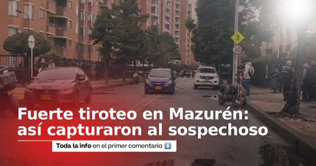 Video reveló el momento exacto en que sacaron al hombre que desató la balacera en Mazurén