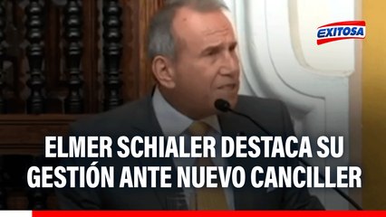 Perú y EE.UU. tienen una relación basada en el respeto mutuo, asegura excanciller Elmer Schialer