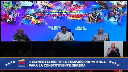 Presidente Nicolás Maduro juramentó la Comisión Promotora para la Constituyente Obrera