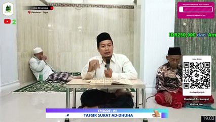 [ LIVE ] Eps. #2 - TAFSIR SURAT AD-DHUHA _ Musholla Riyadlul Jinaan - Pecabean