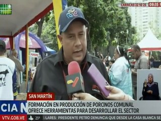 Comuneras y comuneros de Caracas fueron certificados en Producción de Porcinos