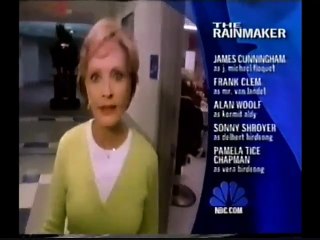 The Rainmaker NBC Split Screen Credits