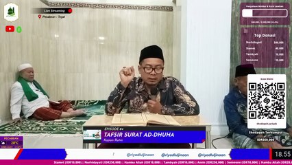 [ LIVE ] Eps. #4 - TAFSIR SURAT AD-DHUHA _ Musholla Riyadlul Jinaan - Pecabean