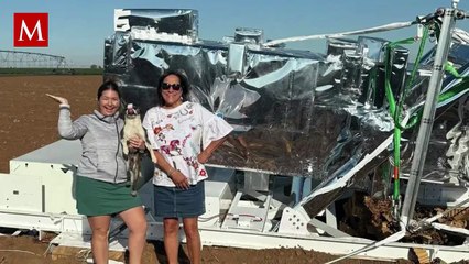 Una familia ve caer un “OVNI” en su patio y descubre la verdad detrás del misterio