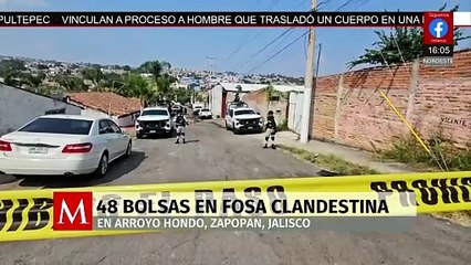 En Zapopan, fueron encontradas 48 bolsas con restos humanos en una fosa clandestina