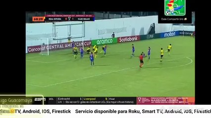 Real España vs Xelaju Copa Centroamericana 2025 Semifinal Partido Ida