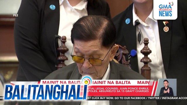 Sandiganbayan - Chief Presidential Legal Counsel Juan Ponce Enrile, Atty. Gigi Reyes at Janet Lim Napoles, absuwelto sa 15 graft charges kaugnay sa PDAF scam | Balitanghali