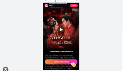 Vengeful Lady's Paralyzed Prince Full Chinese Drama - English Sub