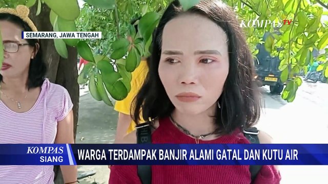 Banjir Setinggi 80 Cm Rendam Jalur Pantura Kaligawe, Aktivitas Warga Terganggu | KOMPAS SIANG