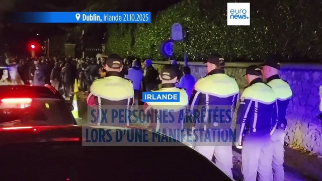 Irlande : six arrestations après une manifestation anti-immigrés à Dublin qui vire à la violence