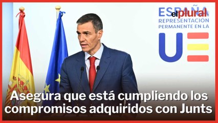 Sánchez reitera su reunión con Puigdemont "cuando toque"