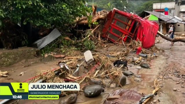 Chapula, en Hidalgo, será inhabitable tras las inundaciones, informó el Gobierno estatal