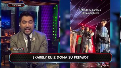 Karely Ruiz dona su premio de &#039;Stream Fifhters&#039;