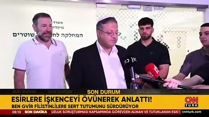 Esirlere işkenceyi övünerek anlattı! Ben Gvir Filistinlilere sert tutumunu sürdürüyor