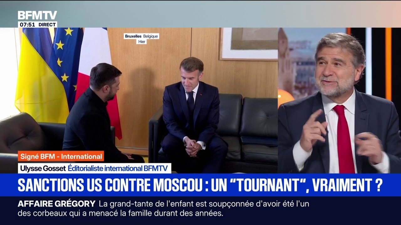 SIGNÉ BFM - "Un tournant pour Donald Trump": le président américain sanctionne deux compagnies pétrolières russes afin de faire pression sur Vladimir Poutine pour arrêter la guerre en Ukraine