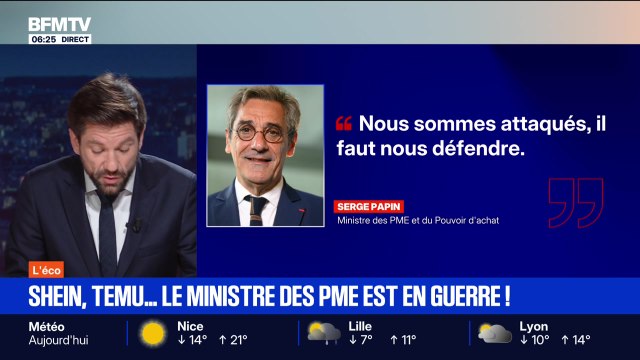 BFM Conso : Shein, Temu... le ministre des PME est en guerre ! - 24/10