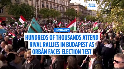 Hungary's Orbán and Magyar hold competing rallies before 2026 election