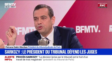 "Ce qui a été ordonné concernant Monsieur Sarkozy n'est pas quelque chose d'exceptionnelle", rappelle Peimane Ghaleh-Marzban, président du tribunal judiciaire de Paris