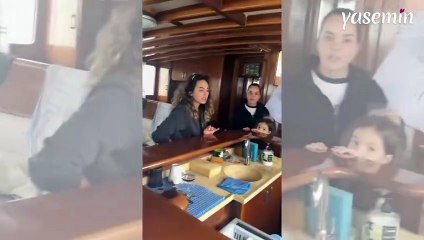 Şarkıcı Bengü, Ege Denizi'nde hortuma yakalandı! Korku dolu anlar kamerada