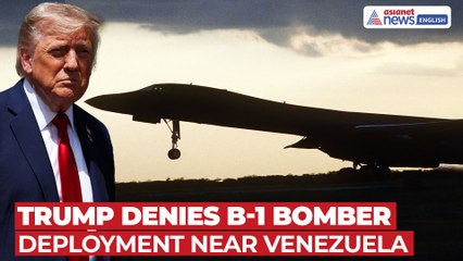 Trump Denies Reports of B-1 Bomber Deployment Near Venezuela
