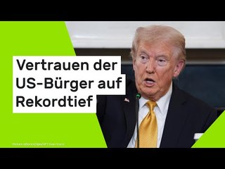 Donald Trump: Absturz in neuer Umfrage – Vertrauen der US-Bürger auf Rekordtief
