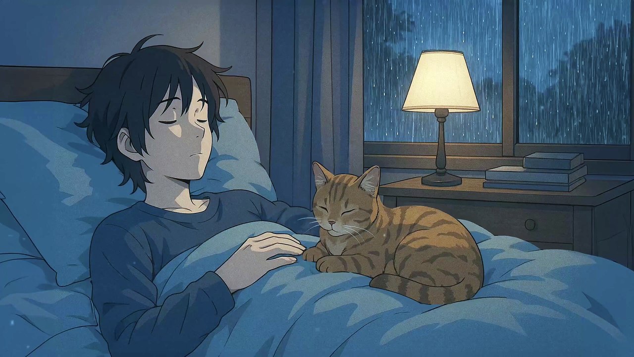 Musique relaxante pour dormir cozy confortable | Piano paisible et sons pour soulager l'insomnie