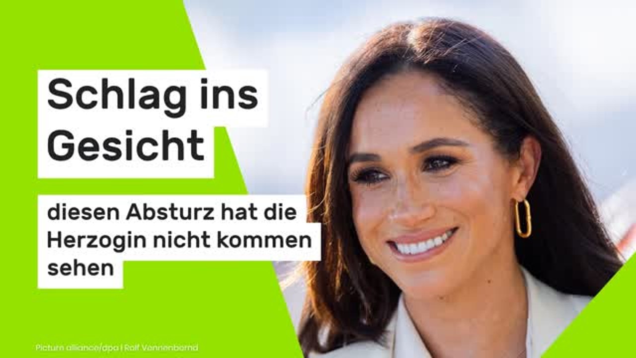 Meghan Markle: Schlag ins Gesicht - diesen Absturz hat die Herzogin nicht kommen sehen