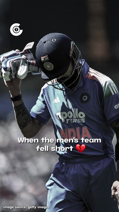 One result hurts, another makes us proud.  Different teams, same spirit, Indian cricket always rises