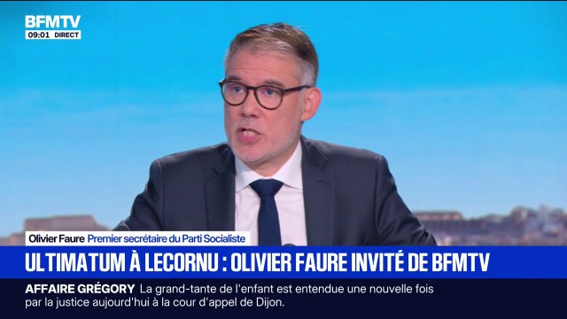 Budget/censure: S'il n'y a pas d'évolution sensible d'ici lundi (...) ce serait terminé , prévient Olivier Faure, premier secrétaire du Parti socialiste