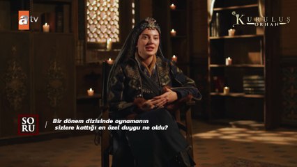 Dizimizin Halime'si Sena Mercan'a sorduk⚔️ | Kuruluş Orhan Özel Röportaj Kuruluş Orhan || TRT Drama Update