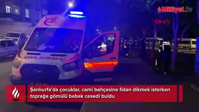 Fidan dikmek isterken kabusla karşılaştılar! Cami bahçesine gömülmüş bebek cesedi bulundu