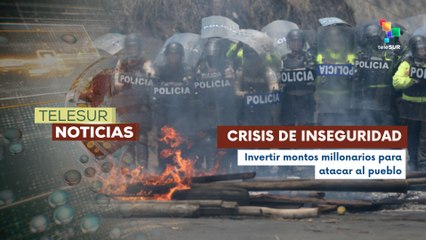 En Ecuador, los ciudadanos rechazan la inversión en armas que ha hecho el gobierno de Noboa