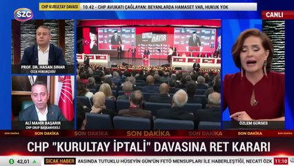 Son dakika... CHP’nin kurultay iptal davası reddedildi
