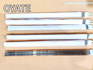 400mm 2100w gold coated twin tube halogen heating tube IR lamps