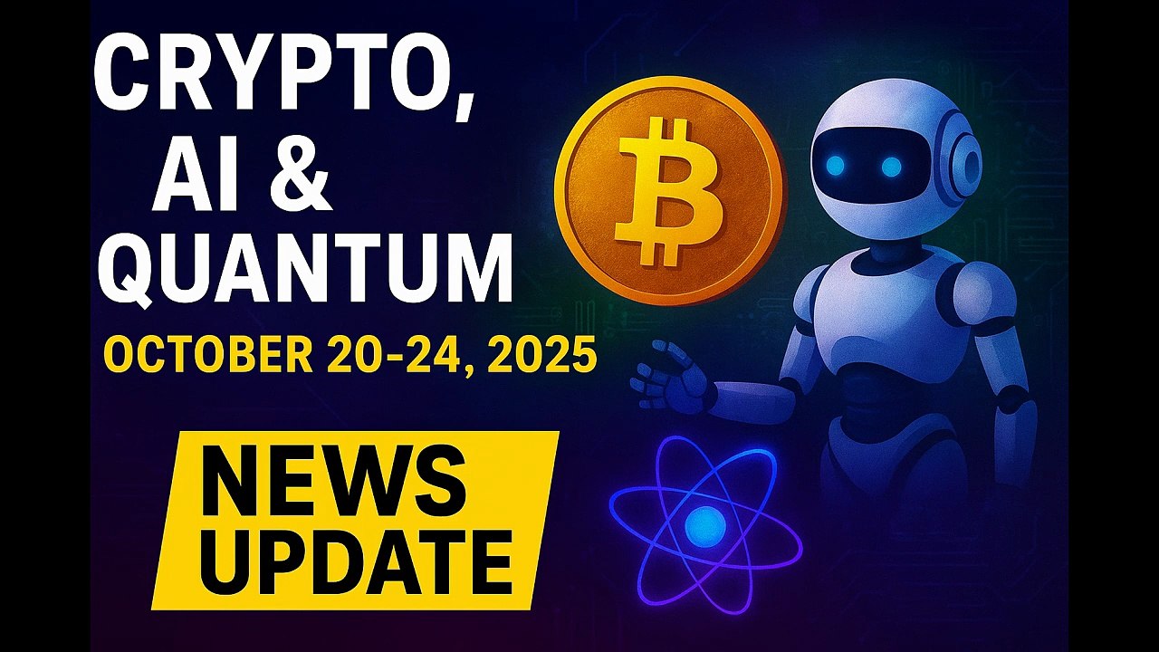 Crypto, AI & Quantum News: Bitcoin Rebounds, Coinbase Expands, Google  Quantum Breakthrough (Oct 20–24, 2025)